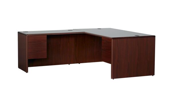 Hon Mahogany 10700 Series Executive Lh L Desk